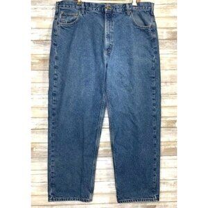 Carhartt Men's‎ Blue Jeans Size 42x30 Relaxed Fit 5 Pocket Cotton Jeans